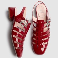 Roger Vivier 25mm Mini Tres Vivier leather flats | Florence 🇮🇹