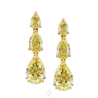 Bucherer Fancy Yellow Diamond Earrings | London 🇬🇧