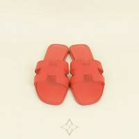 Hermes Orange Capucine Oran Sandal 38 | Cairo 🇪🇬