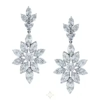 Korloff 18K White Gold & Diamond Earrings | London 🇬🇧