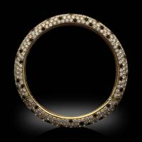 VAN CLEEF & ARPELS  Diamond, Onyx and Yellow Gold Bangle Bracelet | London 🇬🇧