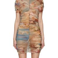 BALMAIN PRINTED TULLE MINI DRESS | Central 🇭🇰