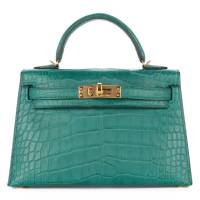 Hermès Mini Kelly Malachite Matte Alligator W Stamp 2024, Brand New | London 🇬🇧