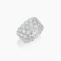 14.57ct Three Row Diamond Wave Ring | Kent 🇬🇧