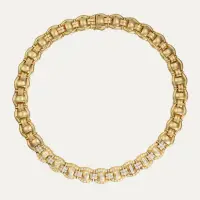 18K Yellow Gold & Diamonds Choker | Lisbon Portugal