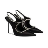 Paris Texas Lidia Crystal Embellished Slingback Pumps | Dubai 🇦🇪