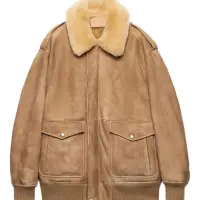PRADA Shearling-collar Patch-pocket Jacket | Antwerp 🇧🇪
