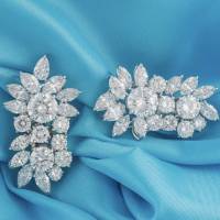 Diamond Cluster Earrings 20.30ct | London 🇬🇧