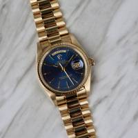 RILEX DAY-DATE 'BLUE' 18038 18K Yellow Gold | Zurich 🇨🇭