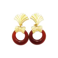 VAN CLEEF & ARPELS CONVERTIBLE EARRINGS, YELLOW GOLD, COLORED STONES | Paris 🇫🇷