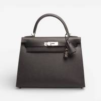 Hermès Kelly 28 Sellier Epsom Palladium Hardware K Stamp | London 🇬🇧