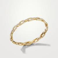 DAVID YURMAN Stax Chain Link Bracelet In 18k Yellow Gold With Pavé Diamonds | Toronto 🇨🇦