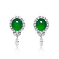 JADEITE & DIAMOND EARRINGS | Central 🇭🇰