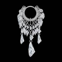 Grand Pear Floating Diamond Tassel | London 🇬🇧