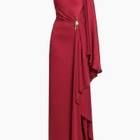 TOM FORD  One-Shoulder Silk Satin Drape Gown | NY 🇺🇸