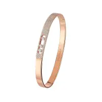 MESSIKA Move Noa Pavé-set Diamond Bangle Bracelet Pink Gold | Umhlanga 🇿🇦