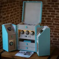 BOSPHORUS Watch Winder Trunk - Togo Blue | Malatya 🇹🇷