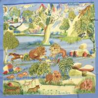 HERMES Carre 90 Silk 100% Scarf Stole ”Nuba Mountain“ | Tokyo 🇯🇵