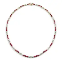 TIFFANY & CO. VICTORIA COLLECTION RUBY DIAMOND NECKLACE - ESTATE | CA 🇺🇸