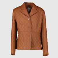 Hermès Marron Fauve Deerskin Matelasse Equestrian Jacket | Antwerpen 🇧🇪