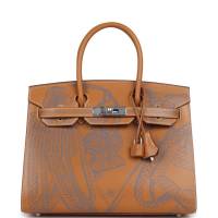 Hermès Birkin Sellier 30 "Zouaves Et Dragons" Naturel Sable Butler Palladium Hardware | NY 🇺🇸