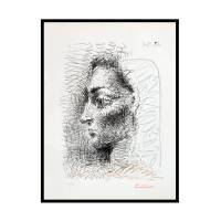 PABLO PICASSO Pablo Picasso (1881-1973), Portrait de Jacqueline - 1956 | Paris 🇫🇷