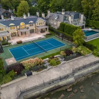 Commanding A Prized Stretch Of Lake Ontario Shoreline In Prestigious South East Oakville | Ontario 🇨🇦