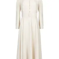AHANA CREAM LONG SLEEVE DRESS | London 🇬🇧