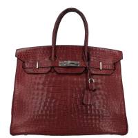 HERMÈS Birkin 35 Crocodile Porosus Matte Rouge H | Zurich 🇨🇭