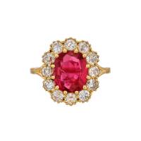 Jogani Gold, 3.40ct Burmese Ruby and Diamond Ring | London 🇬🇧