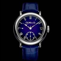 H.MOSER HERITAGE PERPETUAL CALENDAR MIDNIGHT BLUE ENAMEL 8800-0203 | Paris 🇫🇷