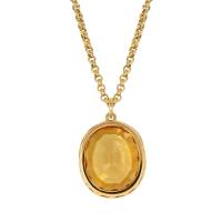 Imperial Topaz Pendant, circa 1900 | London 🇬🇧
