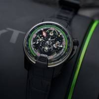 HYT H2 Black DLC Green Fluid Limited Edition | Manama 🇧🇭