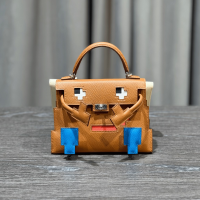 Hermès Gold Picto Kelly Doll Epsom Palladium Hardware Limited Edition | FL 🇺🇸