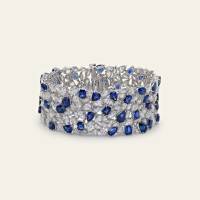 Diamond and Royal Blue Ceylon Sapphire Bracelet | FL 🇺🇸