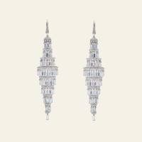 Rose-Cut Diamond Chandelier Earrings | Miami, FL 🇺🇸