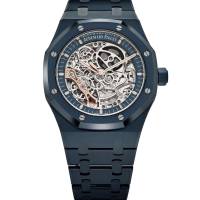 Audemars Piguet Royal Oak 15416CD.OO Double Balance Wheel Openworked Bleu Nuit Nuage 50 Blue Ceramic (2025) | NY 🇺🇸