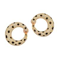 Cartier Pair of Diamond and Onyx 'Panthère' Ear Clips | London 🇬🇧