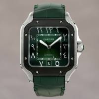 Cartier Santos De Cartier Large Green Arab Dial WSSA0055 2025 | Metro Manila 🇵🇭