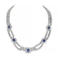 An Important Early 21st Century Sapphire & Diamond Necklace | London 🇬🇧