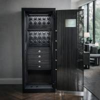 PRIME 25 Watch winder Safe with Gray Ebony | Rotelux Vault