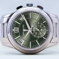 Patek Philippe Complications 5905/1A-001 Olive Green Sunburst 2024 | Singapore 🇸🇬