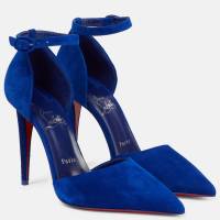 CHRISTIAN LOUBOUTIN Astrida Bride 100 suede pumps | Munich 🇩🇪