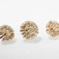 Heart Shape Yellow Diamond Earring & Ring Set | Central 🇭🇰