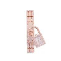 Hermès Kelly Watch High Jewelry Full Diamond Pavé Rose Gold 3-Piece Set | NY 🇺🇸