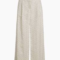 Brunello Cucinelli  Dazzling Maxi Chevron Embroidery Sartorial Skirt in Linen | NY 🇺🇸