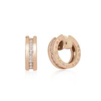BULGARI B.Zero1 Earrings in Pink Gold Hoops | Turin 🇮🇹