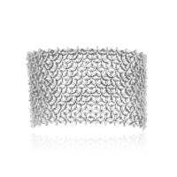 PASQUALE BRUNI Loto Fiorito bracelet in white gold with diamonds | Turin 🇮🇹