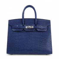 HERMÈS Birkin 25 Sellier Bleu Saphir (73) Matte Alligator K (2025) | Tokyo 🇯🇵