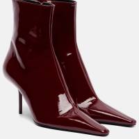 VICTORIA BECKHAM 75 Patent Leather Ankle Boots | Munich 🇩🇪